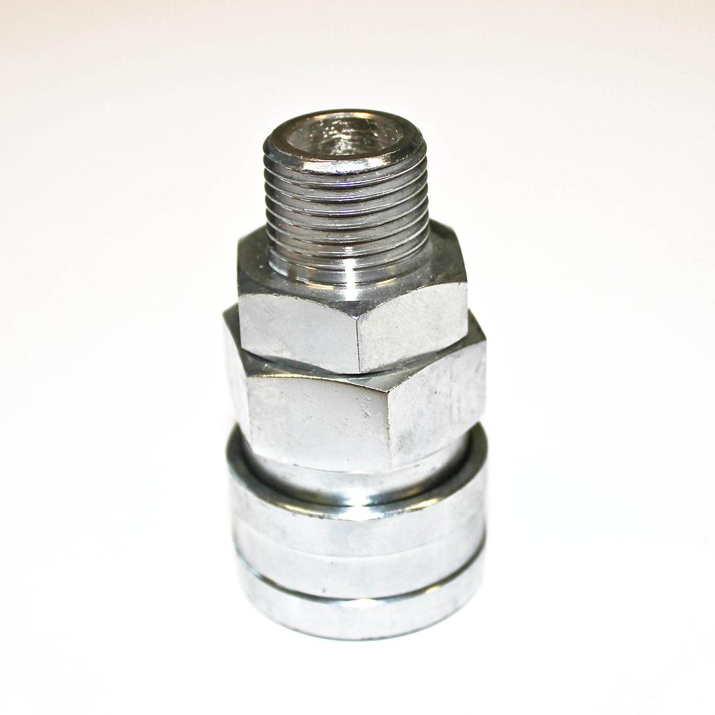 TETRA 400SM (1/2"), Quick-Connect Coupler, Chrome plated steel, IMPA 351305