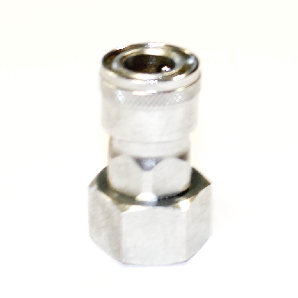 TETRA 40SF (1/2"), Quick-Connect Coupler, Chrome plated steel, IMPA 351403