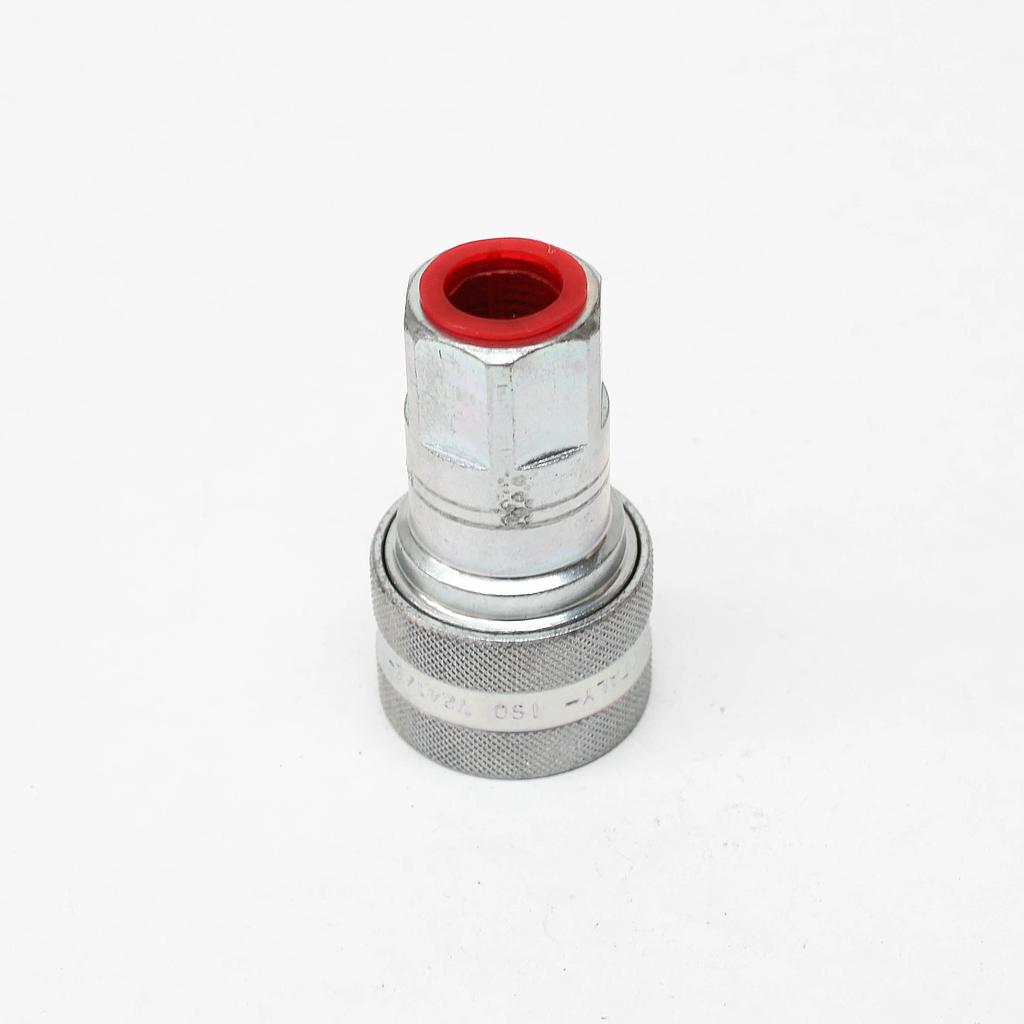TETRA 4S (1/2"), Snelkoppeling Dubbelzijdig afsluitbaar, Staal, IMPA 351504