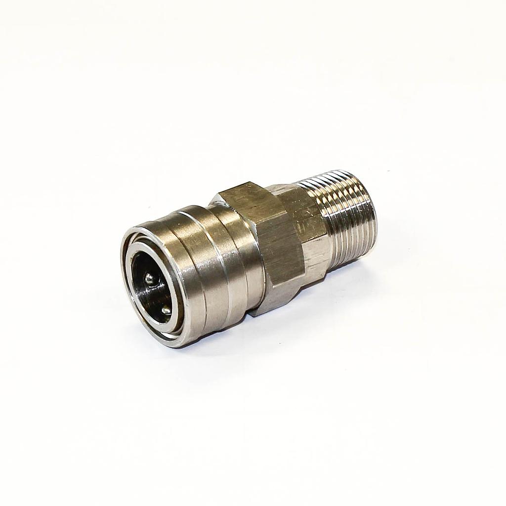 TETRA 600SM (3/4"), Luchtsnelkoppeling, Roestvrij staal, IMPA 351326