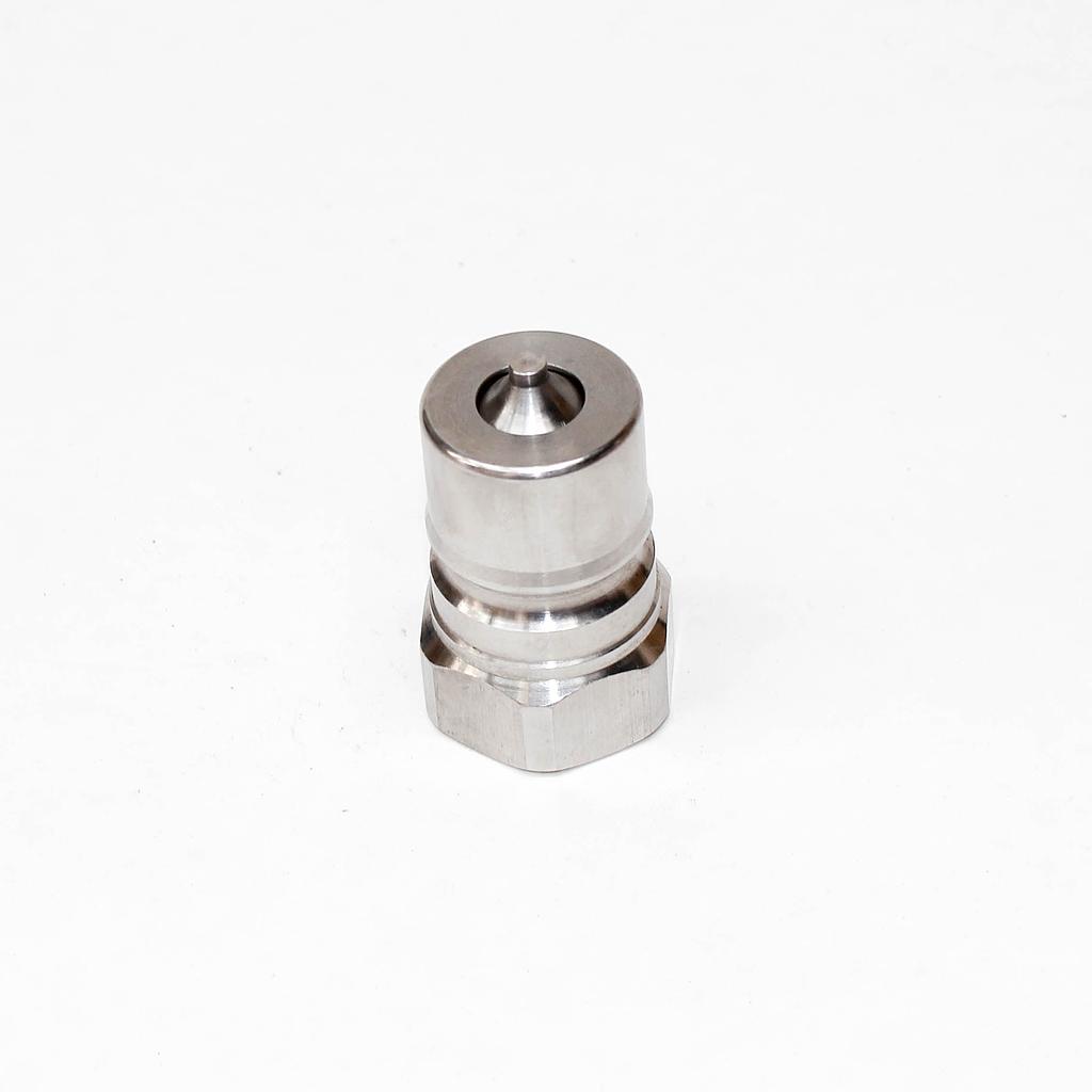 TETRA 6P (3/4"), Snelkoppeling Dubbelzijdig afsluitbaar, Roestvrij staal, IMPA 351555