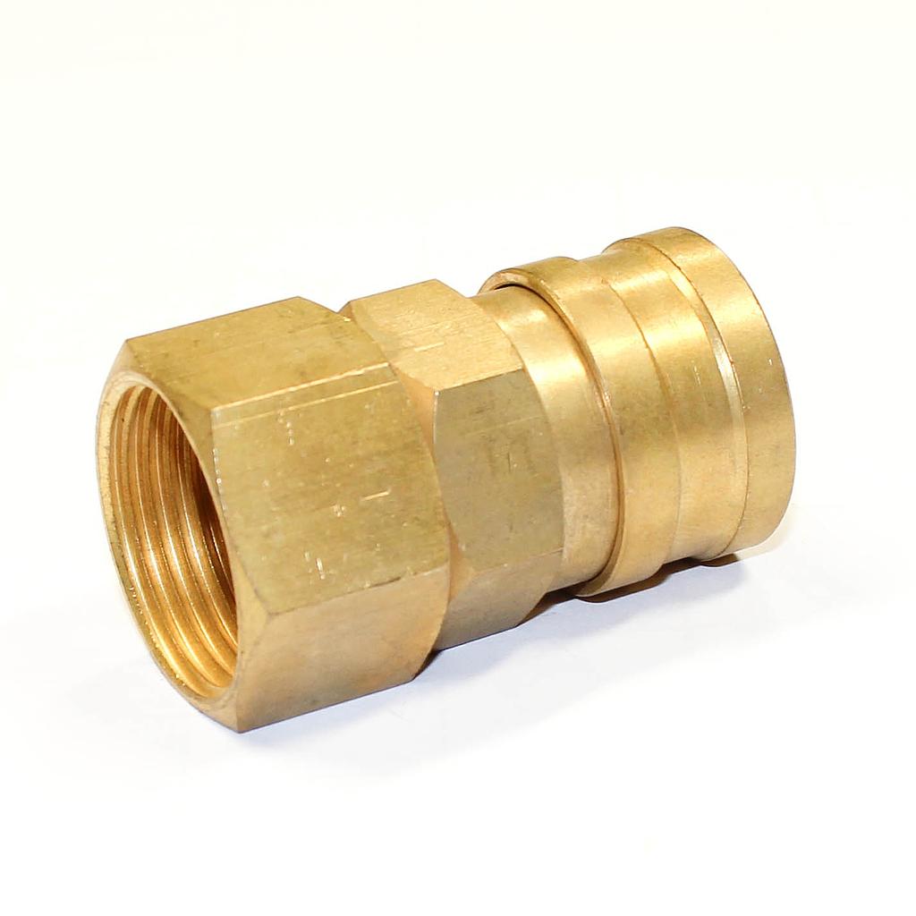 TETRA 800SF (1"), Quick-Connect Coupler, Brass, IMPA 351416