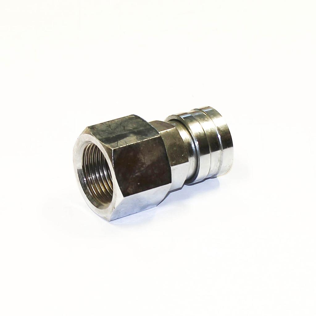 TETRA 800SF (1"), Quick-Connect Coupler, Chrome plated steel, IMPA 351406