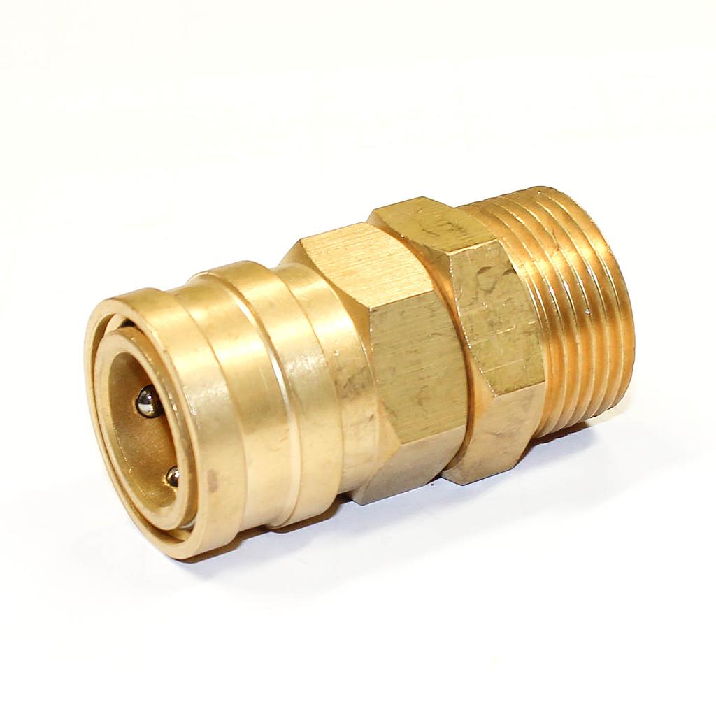 TETRA 800SM (1"), Quick-Connect Coupler, Brass, IMPA 351317