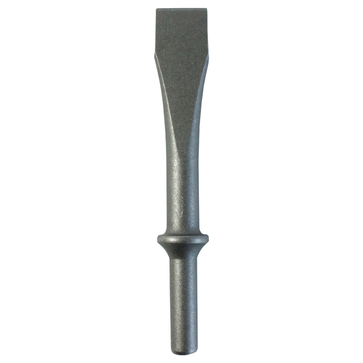 C-Line AT-2003/R2, Chisel for Pneumatic Chipping Hammer,  Round Shank, flat, 80 mm long, 20 mm wide, IMPA 590366
