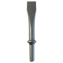 TETRA AT-2003/R2, Chisel for Pneumatic Chipping Hammer,  Round Shank, flat, 80 mm long, 20 mm wide, IMPA 590366