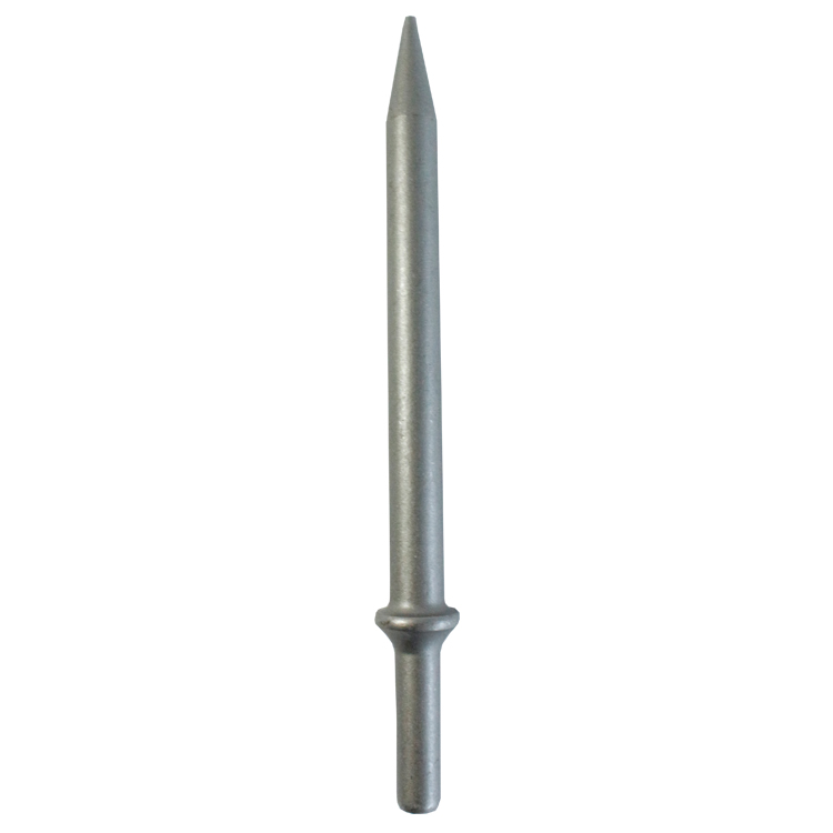 TETRA AT-2004/R1, Beitel voor Pneumatische Hakhamer, Verharde punt beitel, Ronde aansluiting, 135 mm lang, IMPA 590367