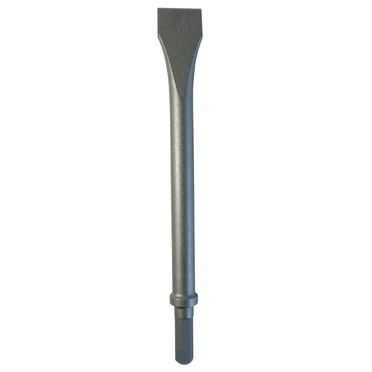 TETRA AT-2302/H,Beitel voor Pneumatische Hakhamer, Platte beitel, Hexagonale aansluiting, voor CH-100/CH-103, IMPA 590372