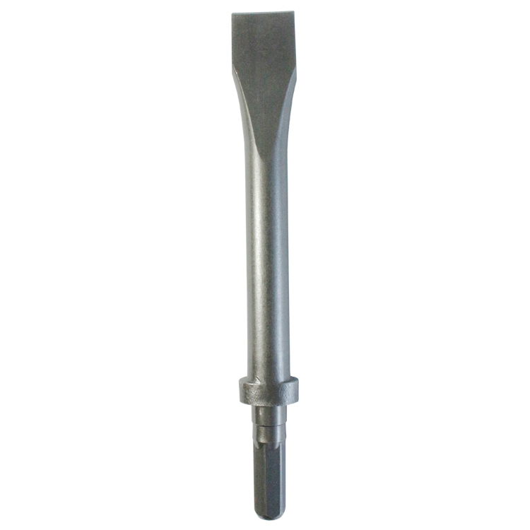TETRA AT-2304/H, Beitel voor Pneumatische Hakhamer, Platte beitel, Hexagonale aansluiting