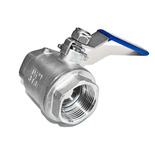 TETRA Ball Valve, Diameter 1-1/4", Full bore, Stainless steel 316, BSP Female Thread, IMPA 752416