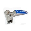 TETRA Ball Valve, Diameter 1/2", Reduced bore, Stainless steel 304, BSP Female Thread, IMPA 753303