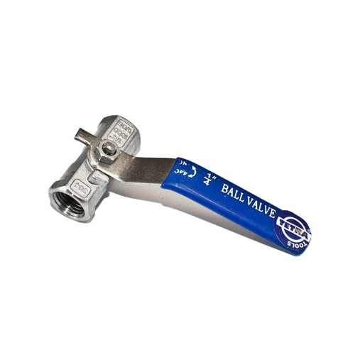 TETRA Ball valves, Diameter 1/4", Reduced bore, Stainless Steel 304, BSP Female Thread, IMPA 753301
