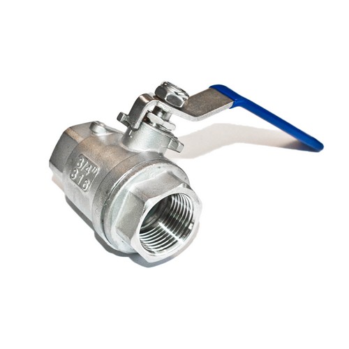 TETRA Ball valves, Diameter 3/4", Full bore, Stainless Steel 316, BSP Female Thread, IMPA 752414