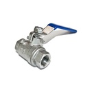 TETRA Ball valves, Diameter 3/8", Full bore, Stainless Steel 316, NPT Female Thread, IMPA 752412