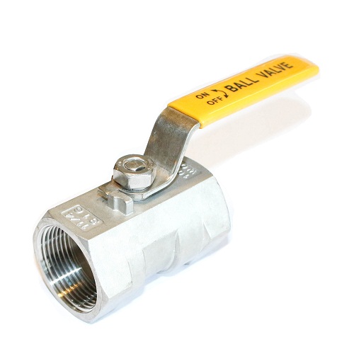 TETRA Kogelkraan, Diameter 1-1/4", Gereduceerde doorlaat, Roestvrij Staal 316, BSPT vrouwelijk draad, IMPA 753316