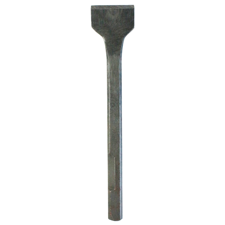 TETRA beitel voor trillingsarme beitelmachine, gebogen blad, breedte 35 mm (1-3/8"), lengte 175 mm (7"), IMPA 591904
