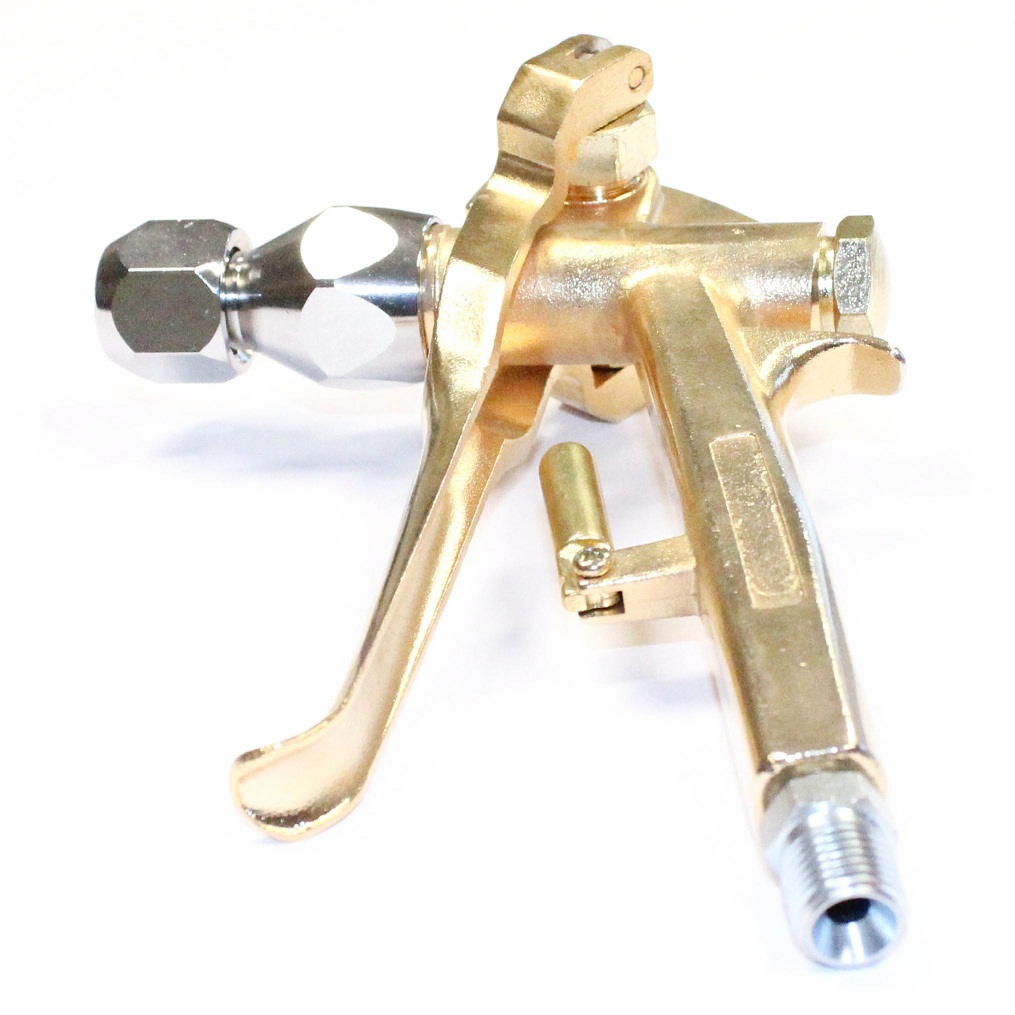 TETRA HH-Gun. Airless Verfspuit Pistool. 500 bar + tip nut. "golden gun"