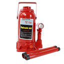 JENTAN JTHJ-12, Hydraulische Potkrik, hefvermogen 12 ton, gesloten hoogte 215 mm en in volledig open gedraaide toestand 420 mm,, IMPA 615115