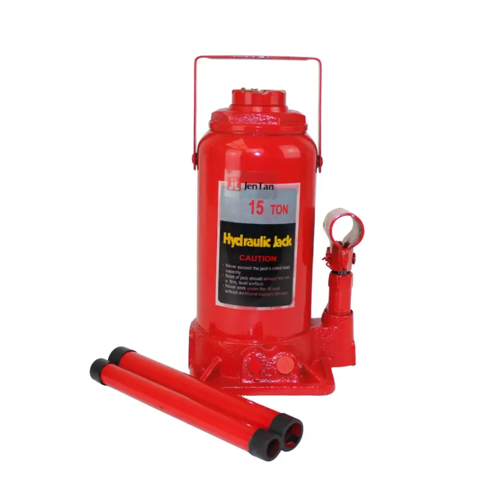 JENTAN JTHJ-15, Hydraulische Potkrik, hefvermogen 15 ton, gesloten hoogte 225 mm en in volledig open gedraaide toestand 445 mm,, IMPA 615116