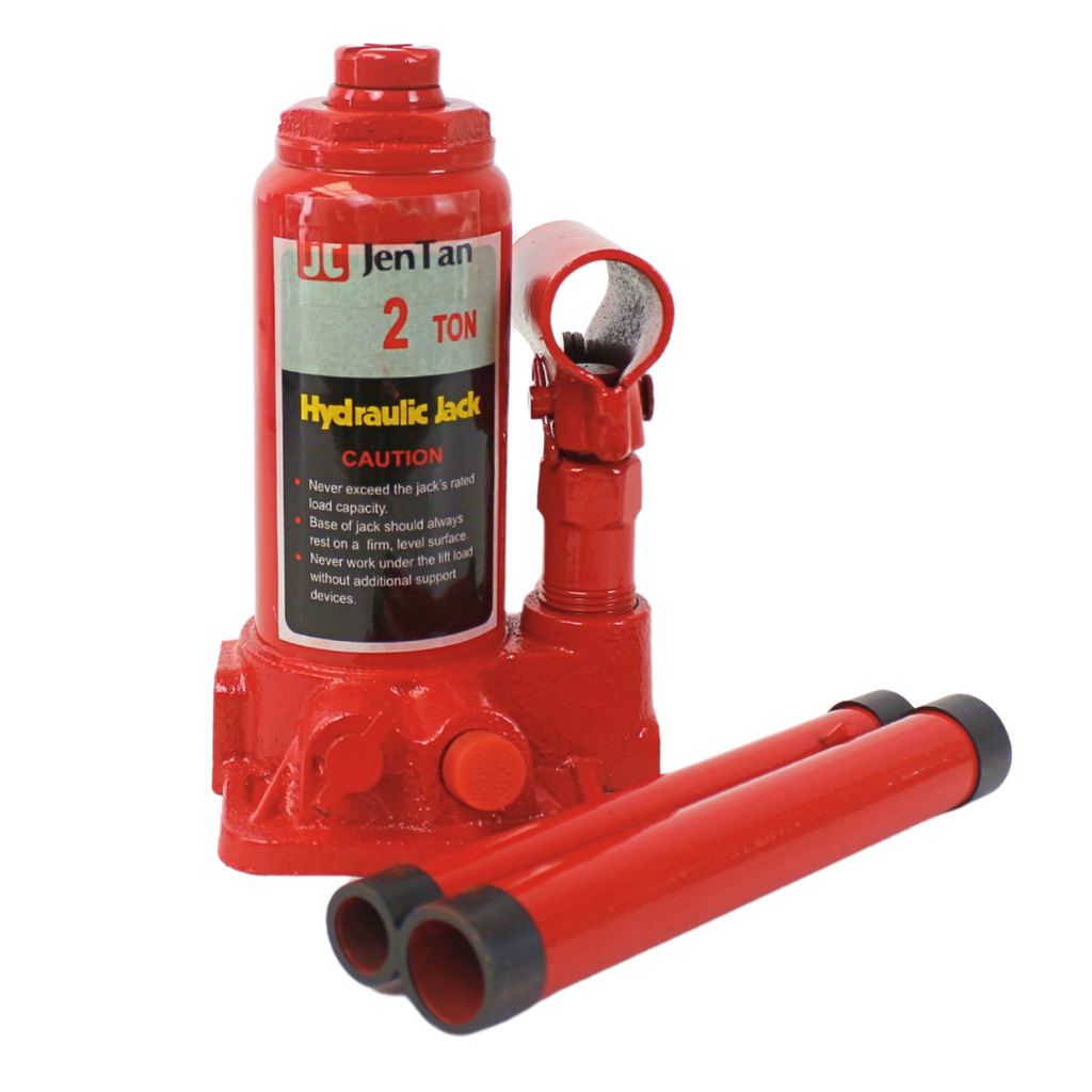 JENTAN JTHJ-2, Hydraulische Potkrik, hefvermogen 2 ton, gesloten hoogte 158 mm en in volledig open gedraaide toestand 308 mm,, IMPA 615111