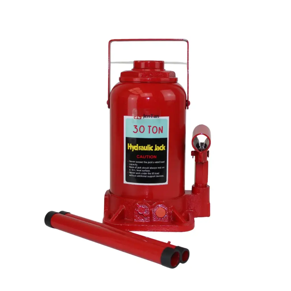 JENTAN JTHJ-30, Hydraulische Potkrik, hefvermogen 30 ton, hoogte gesloten 285 mm en in volledig open gedraaide toestand 465 mm,
