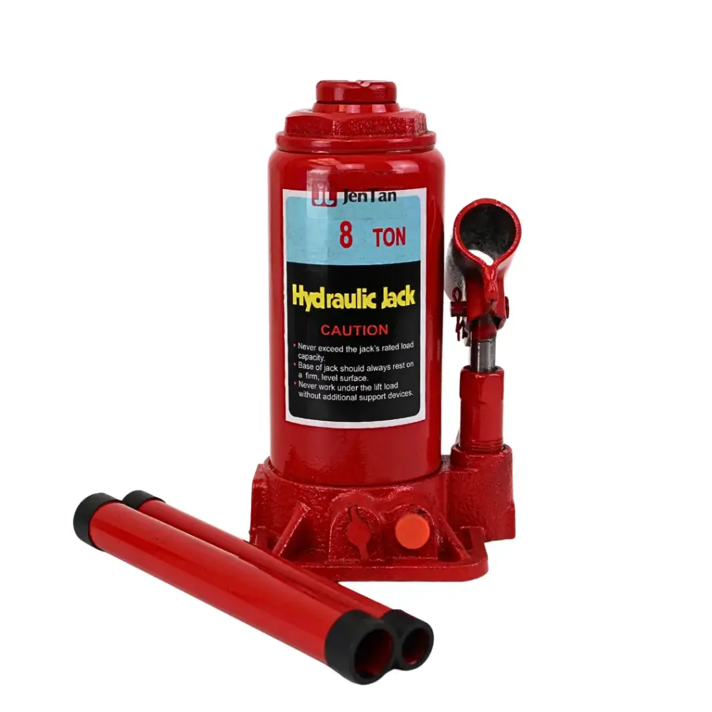 JENTAN JTHJ-8, Portable Hydraulic Jack, capacity 8 ton, closed height 205 mm and extended 410 mm., IMPA 615114
