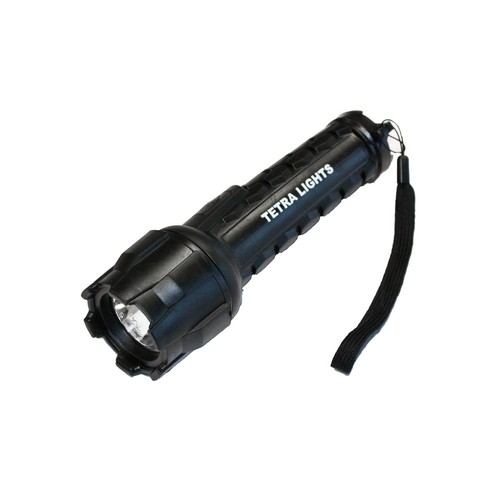 TETRA LIGHTS TFL-020, LED flashlight, 2-cells AA, 80 lumens, IP66, excl. batteries, IMPA 792282