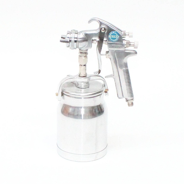 TETRA MP-200/1.3 Paint Spray Gun, suction feed type, set with 1000 cc container, diameter 1.3 mm (SKU 9955)
