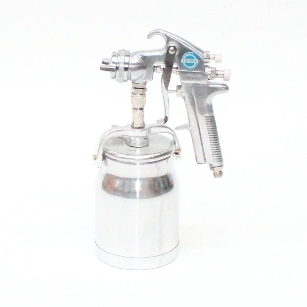 TETRA MP-200/2.0 Verfspuit Pistool. onderbeker-type. set met 1000 cc container. diameter 2.0 mm SKU 9954 / 9769