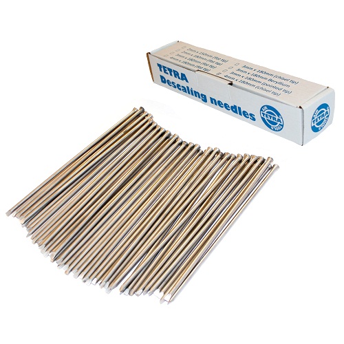 TETRA Needles for Needle Scaler, with chisel tip, Diameter 4 mm, Length 180 mm, box 50 pcs., IMPA 590469