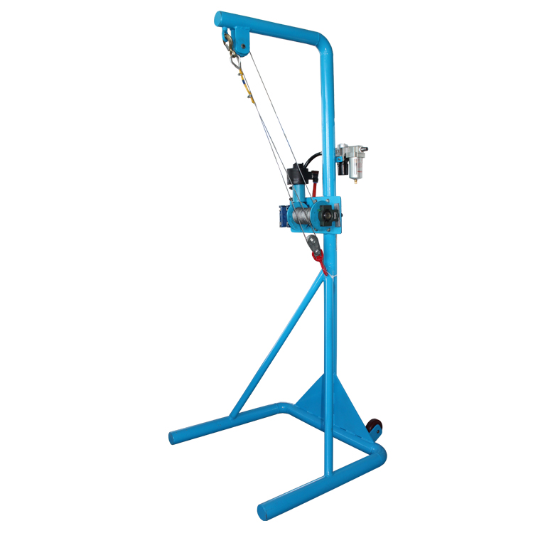 TETRA SKW-100, Luchtaangedreven verplaatsbare lier, hijscapaciteit 100 kg, IMPA 590603