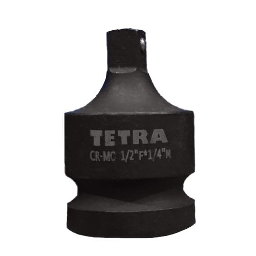 TETRA krachtdop verloop van 6,4 mm (1/4") Mannelijk naar 12,7 mm (1/2")  Vrouwelijk