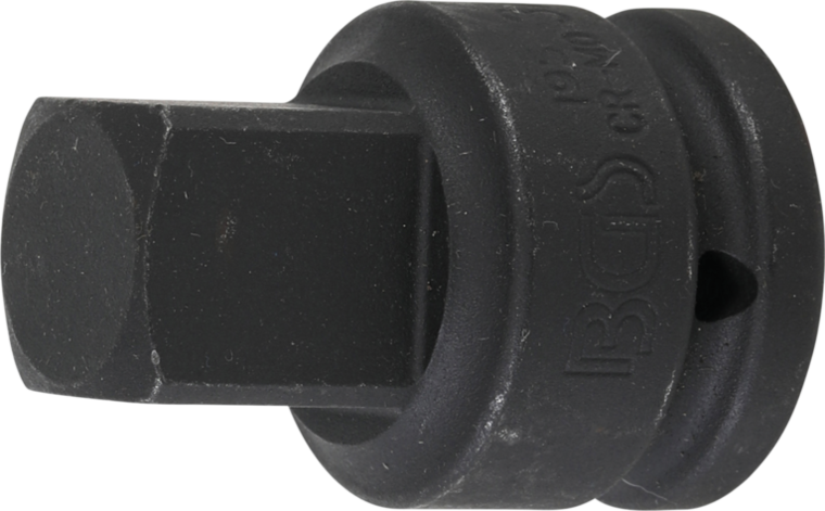 TETRA socket adapter from 19 mm (3/4") Male to 25,4 mm (1") Female, IMPA 610478