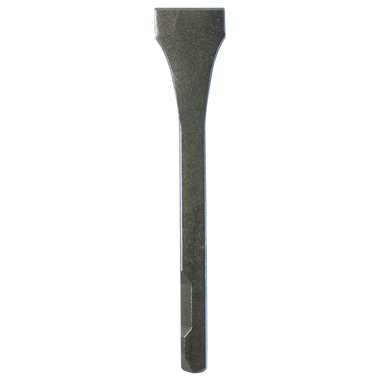 TETRA Losse beitel voor Pneumatische Beitelmachine, vierkante aansluiting, gebogen, Blad breedte 35 mm (1-3/8"), L= 175 mm (7"), past alleen in de (2181), IMPA 590595