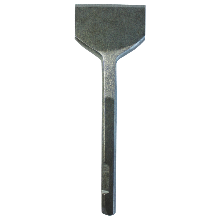 TETRA Spare Chisles for Pneumatic Chisel Scaler, Square connection, Blade width 64 mm (2-1/2"), Length 178 mm (7"), IMPA 590593