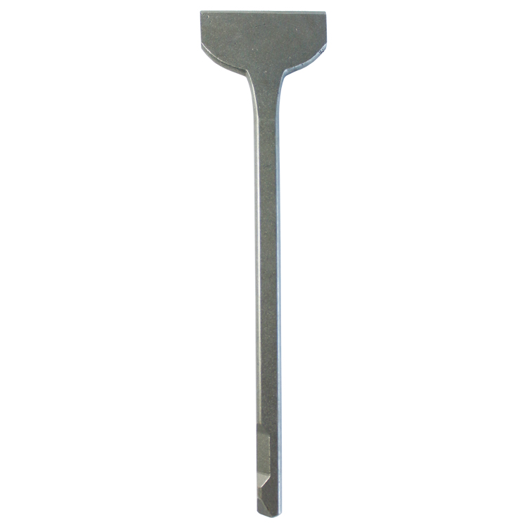 TETRA Losse beitel voor pneumatische beitelhamer, Vierkante aansluiting, Blad breedte 64 mm (2-1/2"), Lengte 175 mm (7"), IMPA 590594