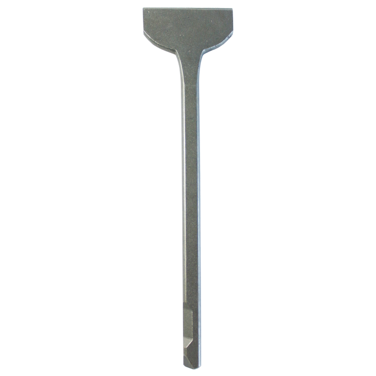 TETRA Spare Chisles for Pneumatic Chisel Scaler, Square connection, Blade width 64 mm (2-1/2"), Length 175 mm (7"), IMPA 590594