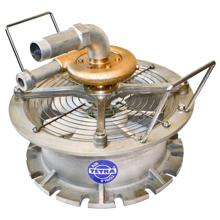 TETRA TWF-400WD, Water aangedreven Ventilator, Diam 400 mm, Cap 210 cbm/min, IMPA 591437