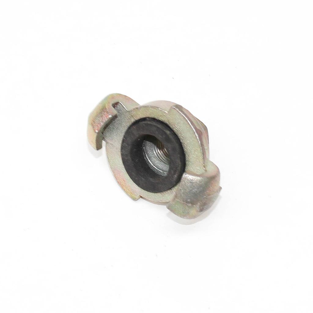 TETRA Universal Air Hose Couplings (Claw coupling) adapter with female thread 3/8" (10 mm), Cast Iron, IMPA 351013