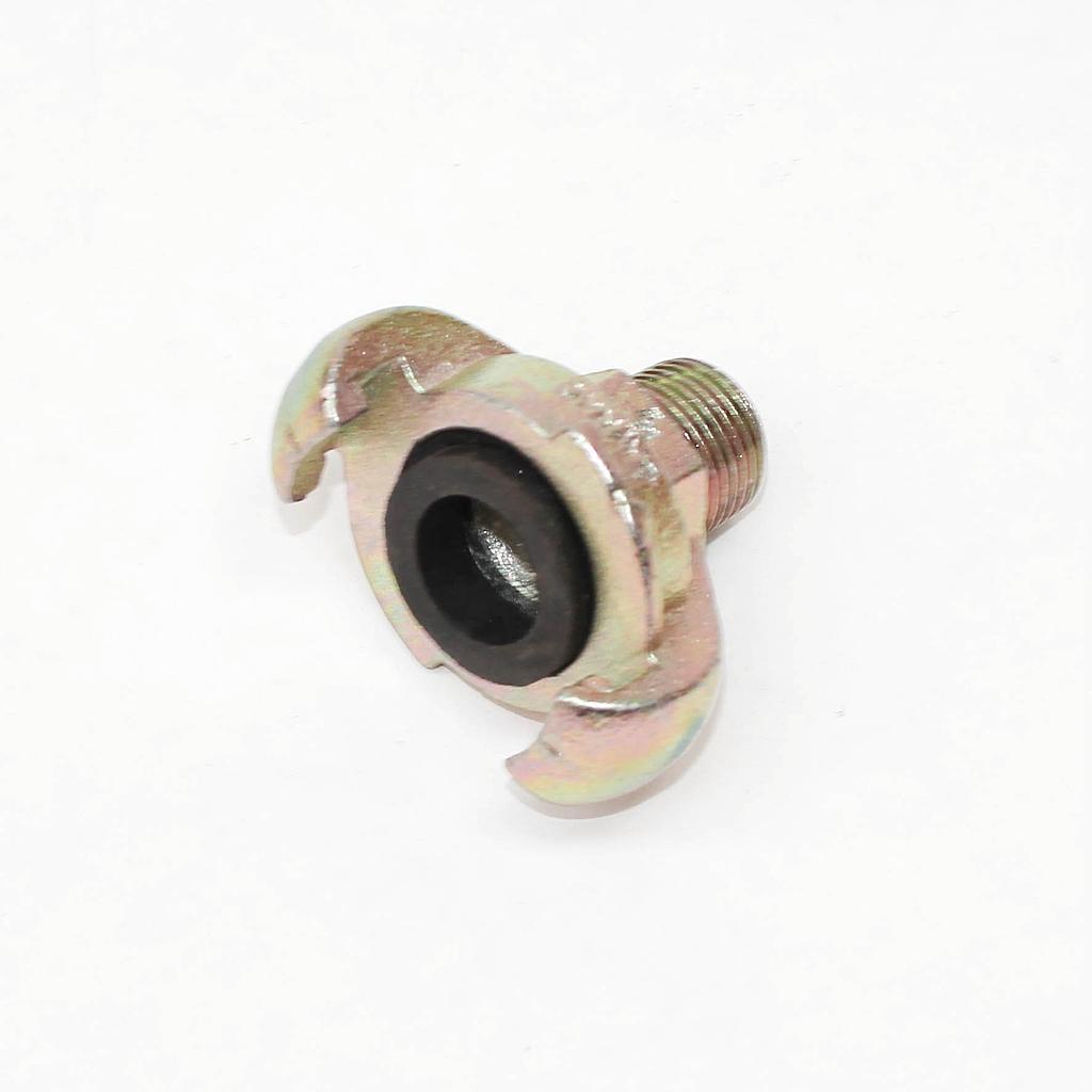 TETRA Universal Air Hose Couplings (Claw coupling) adapter with male thread 1/2" (12,7 mm), Cast Iron, IMPA 351027