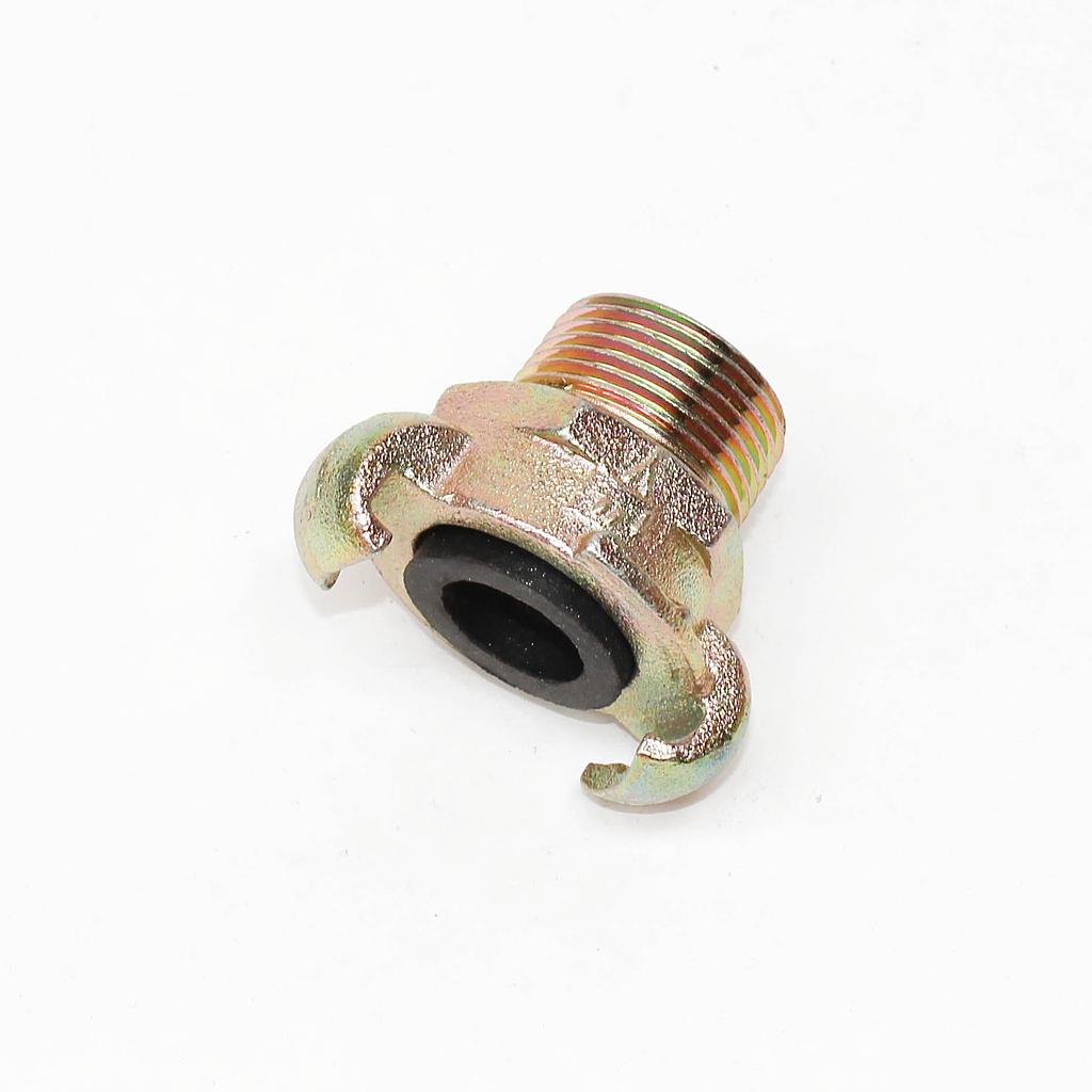 TETRA Universal Air Hose Couplings (Claw coupling) adapter with male thread 1" (25,4 mm), Cast Iron, IMPA 351029
