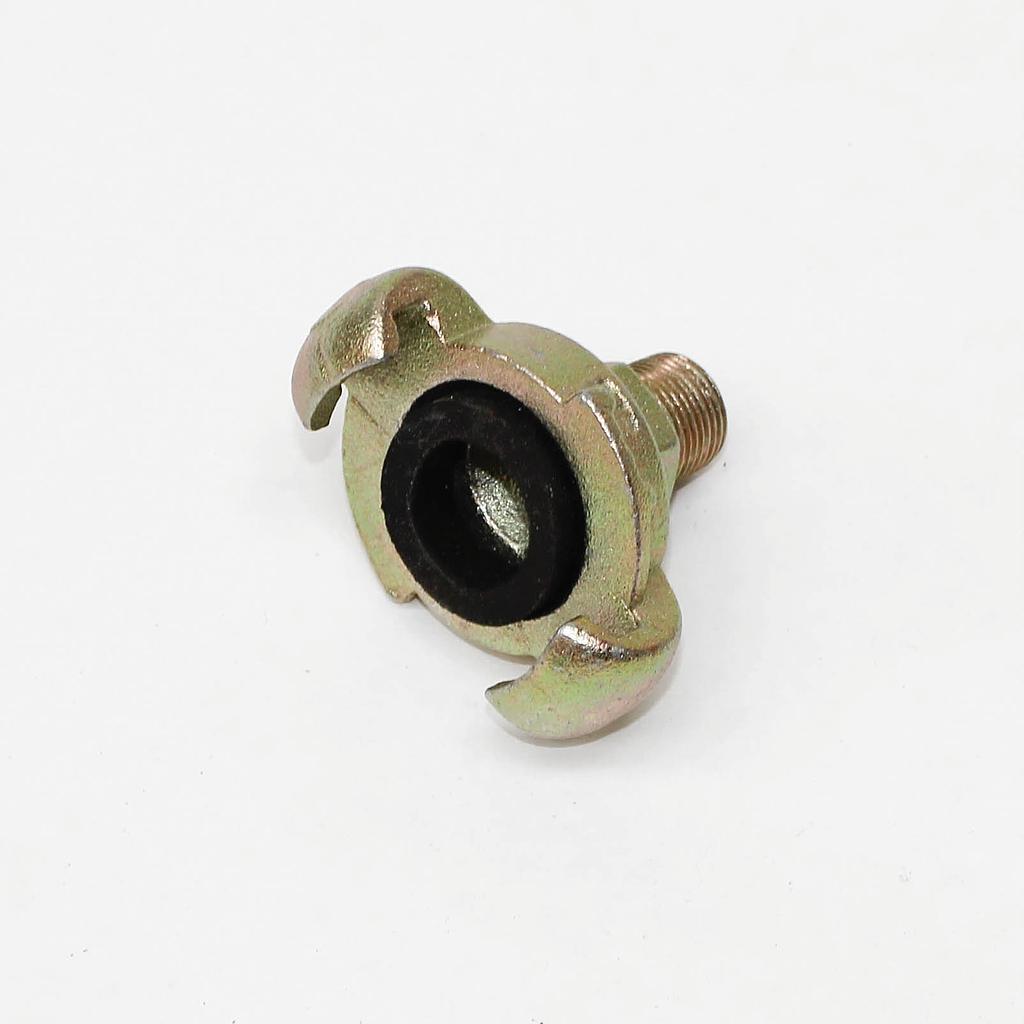 TETRA Universal Air Hose Couplings (Claw coupling) adapter with male thread 3/8" (10 mm), Cast Iron, IMPA 351026