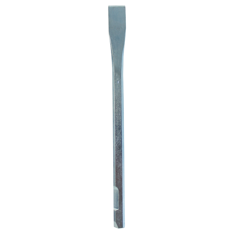 Trelawny beitel voor Pneumatische Beitelmachine, Vierkante aansluiting, Blad breedte 19 mm, Lengte 254 mm, part no: 704.1107, IMPA 590592