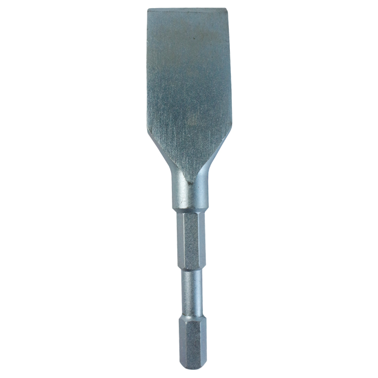Trelawny Chisel for Pneumatic chisel scaler, Blad width 50 mm (1"), Length 225 mm (10"), Part no. 705.1106, IMPA 590455