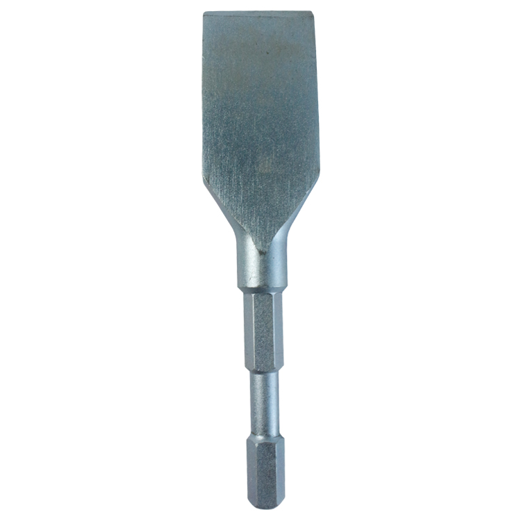 Trelawny Losse beitel voor Pneumatische Beitelmachine, Blad breedte 50 mm (2"). Lengte 225 mm (10"). Part no: 705.1106, IMPA 590455
