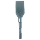 Trelawny Losse beitel voor Pneumatische Beitelmachine, Blad breedte 50 mm (2"). Lengte 225 mm (10"). Part no: 705.1106, IMPA 590455
