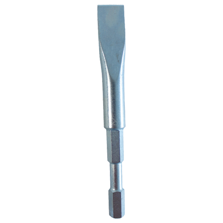 Trelawny losse beitel voor Pneumatische lange beitelmachine, Blad breedte 25 mm (1"), Lengte 229 mm (10"), Part no: 705.1101, IMPA 592521 