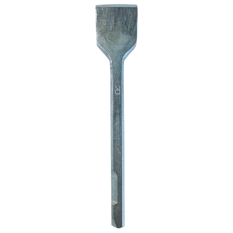 Trelawny beitel voor Beitelmachine, vierkante aansluiting, gebogen blad, breedte 35 mm, Lengte 178 mm (7"), part no: 704.2105, IMPA 590595
