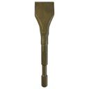 Trelawny non-spark chisel for Pneumatische long reach scaler, width 50 mm (2"), Length 229 mm (10"), Part no: 705.1100, IMPA 590429