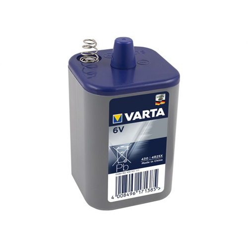 Varta 430 blokbatterij met contactveren 4R25 6V, IMPA 792435